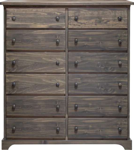 Polo 12 drawer dresser