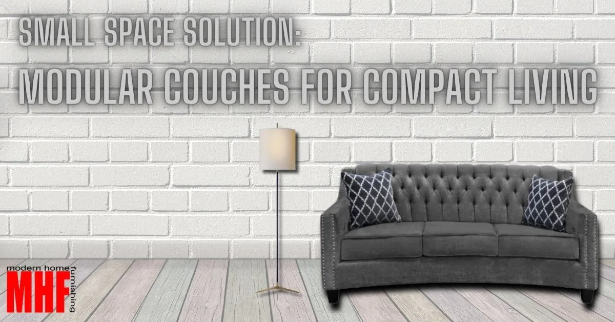 Small Space Solution: Modular Couches for Compact Living