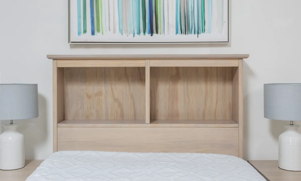 1300-CAP-T Bookcase head board by Mako wood