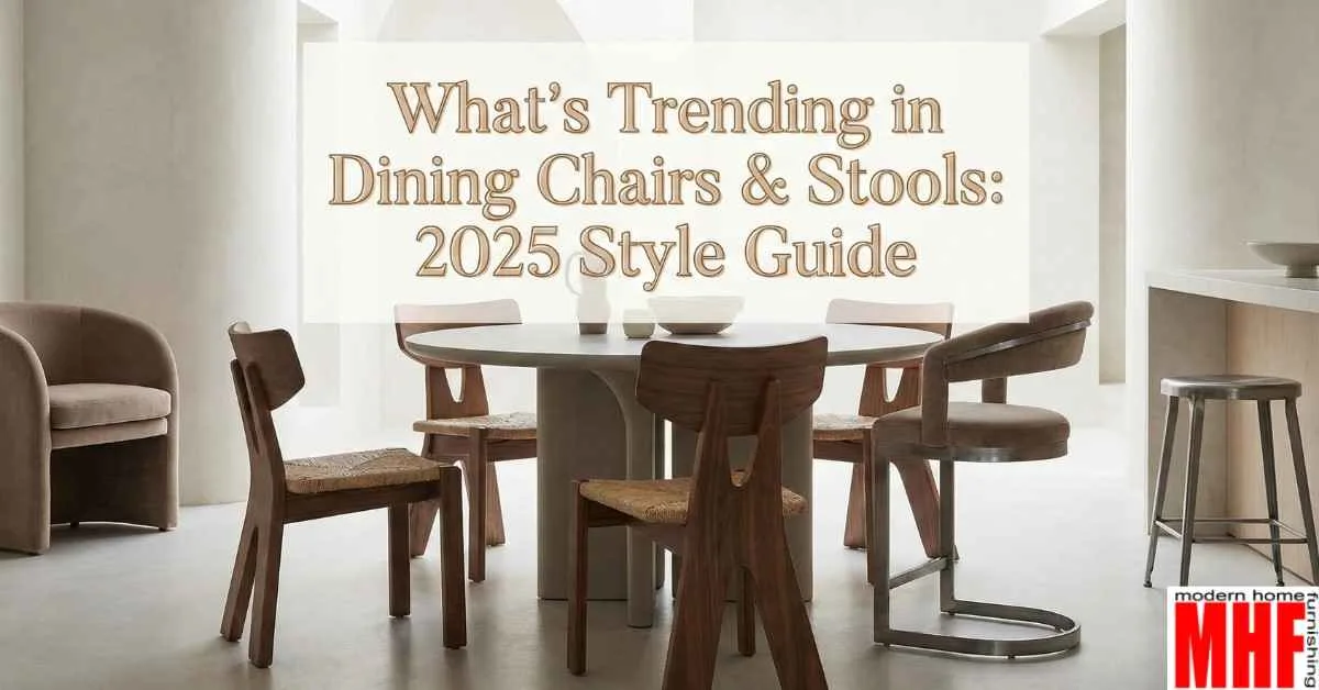 What’s Trending in Dining Chairs & Stools 2025 Style Guide