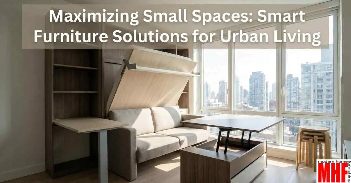 Maximizing Small Spaces Smart Furniture Solutions for Urban Living