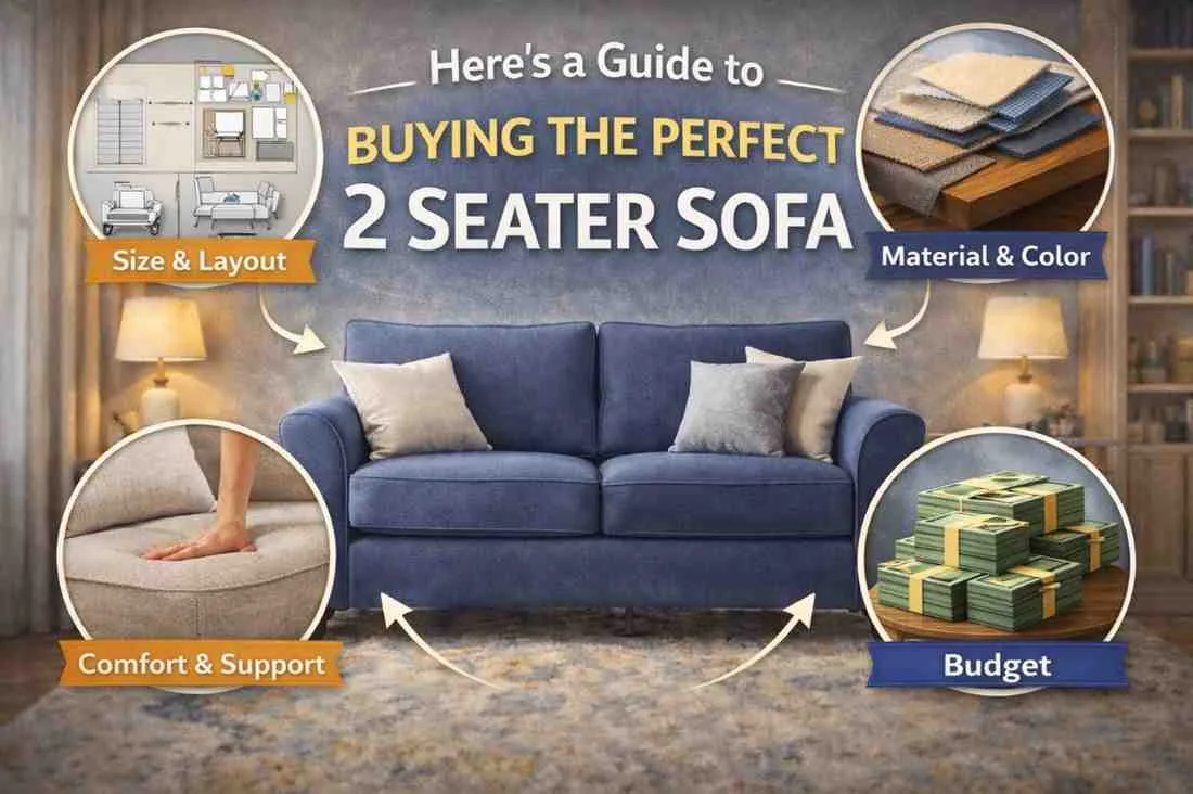 Here’s a Guide to Buying the Perfect 2 Seater Sofa