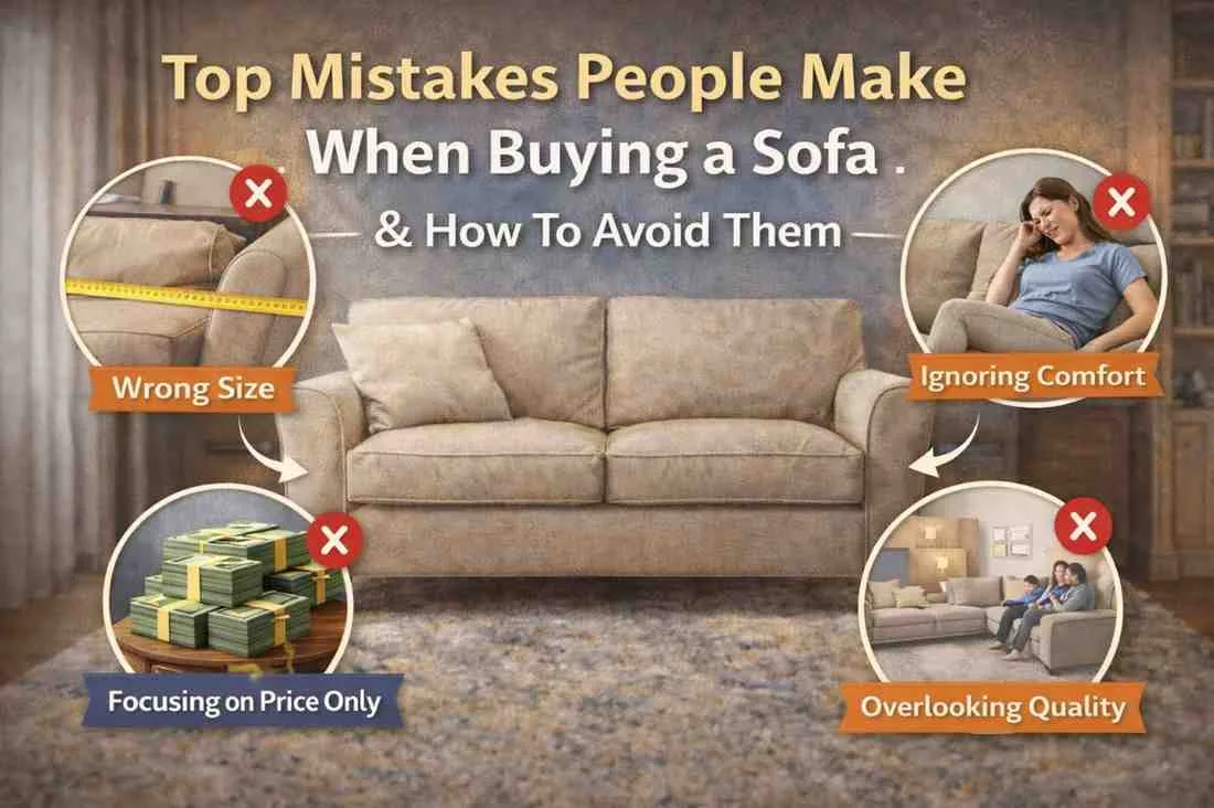 Top Mistakes People Make When Buying a Sofa And How To Avoid Them