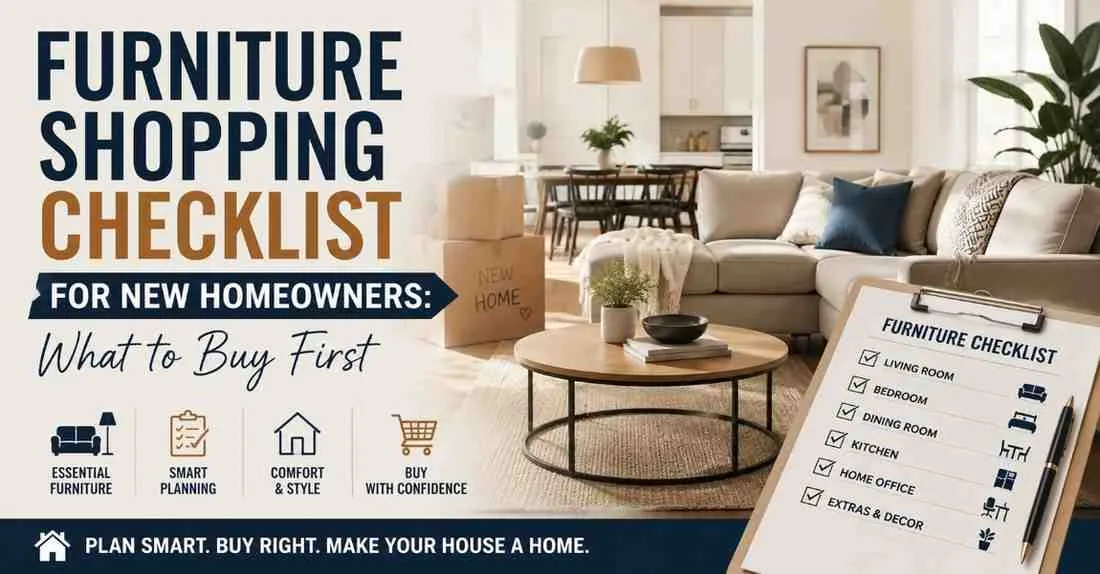 Furniture Shopping Checklist for New Homeowners