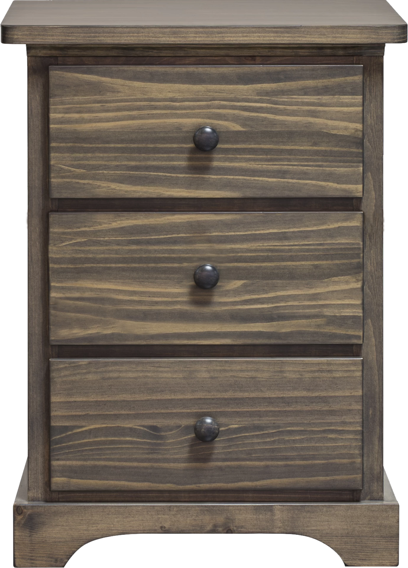 Polo 3 Drawers Nightstand