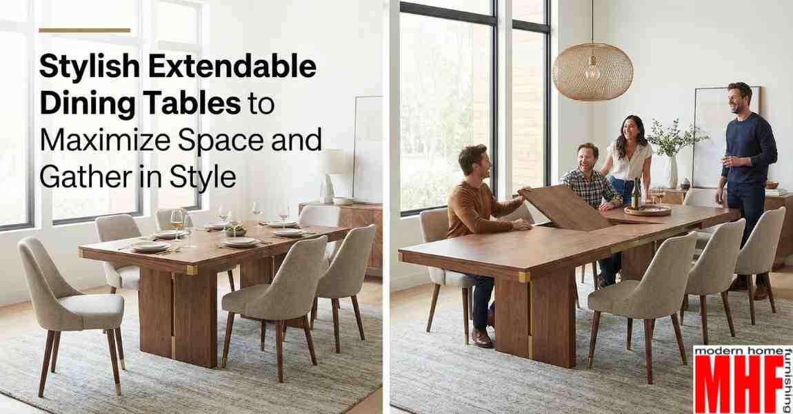 Read more about the article Stylish Extendable Dining Tables to Maximize Space and Gather in Style
