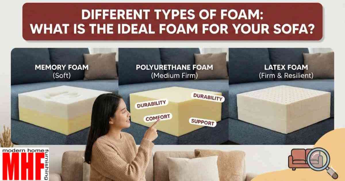 Read more about the article Different Types of Foam: What is the Ideal Foam for Your Sofa?