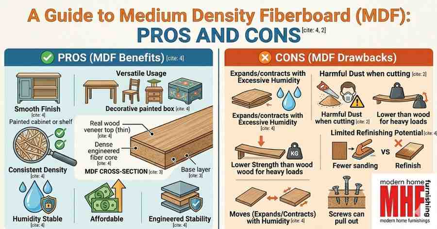Read more about the article A Guide to Medium Density Fiberboard (MDF): Pros and Cons