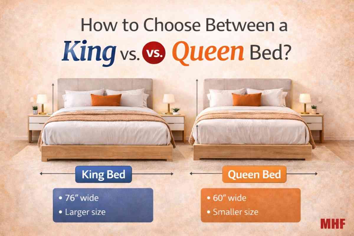 Read more about the article How to Choose Between a King and Queen Bed?
