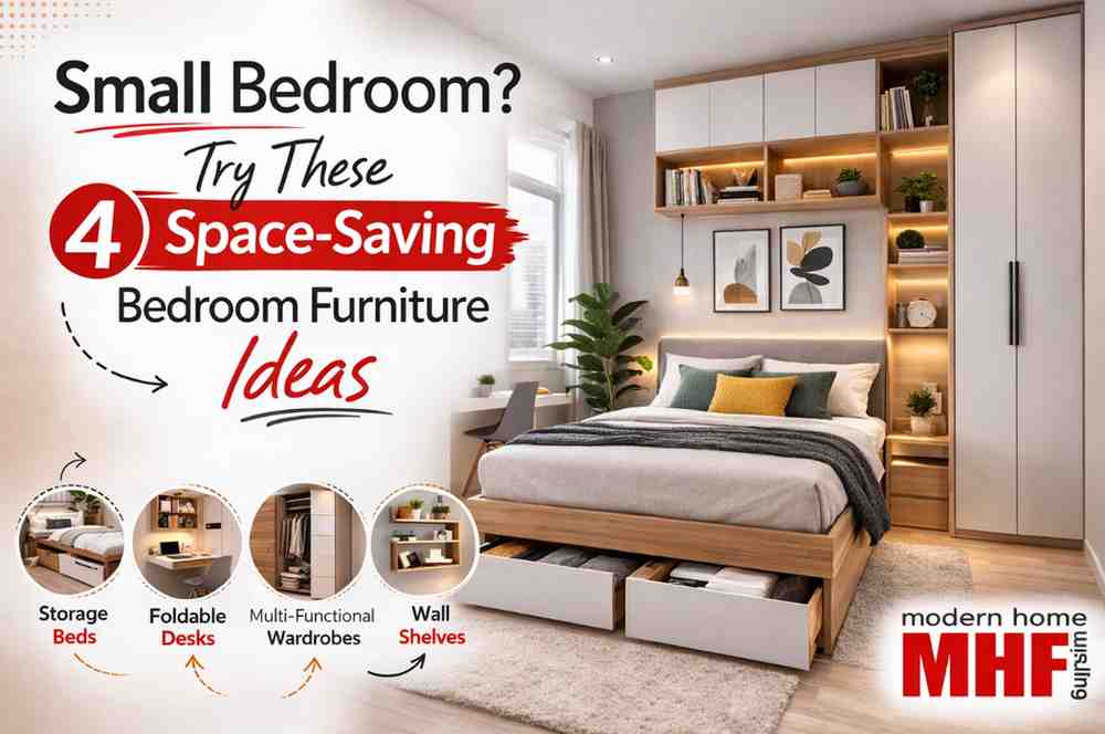 You are currently viewing Small Bedroom? Try These 4 Space-Saving Bedroom Furniture Ideas