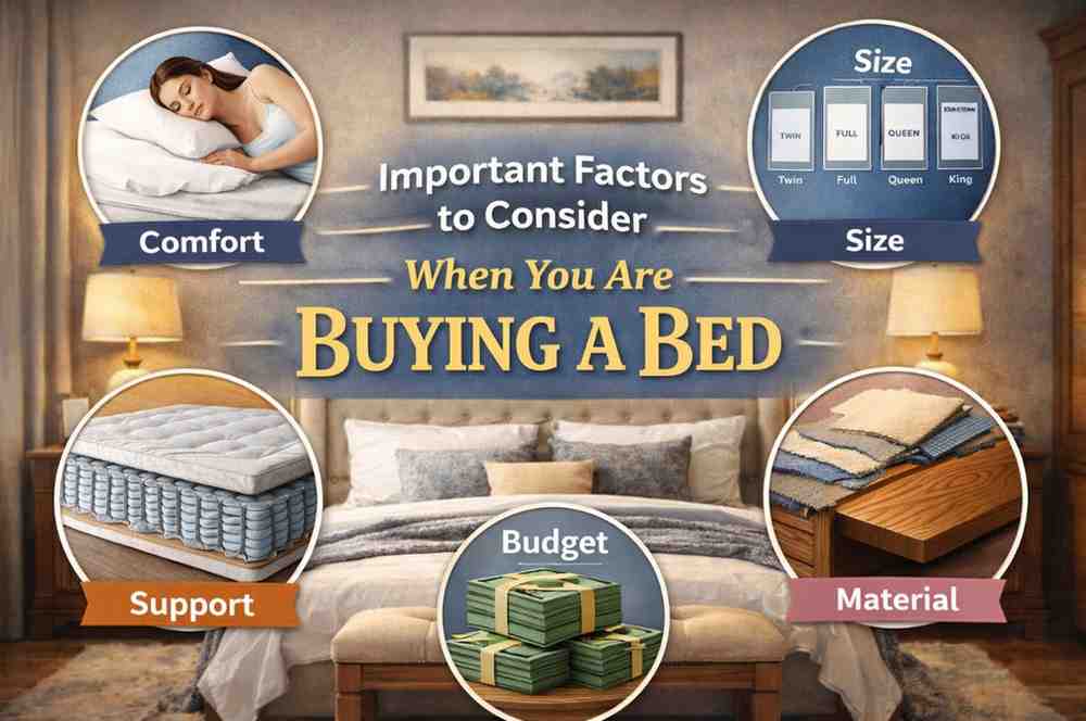 Read more about the article Important Factors to Consider When You Are Buying a Bed