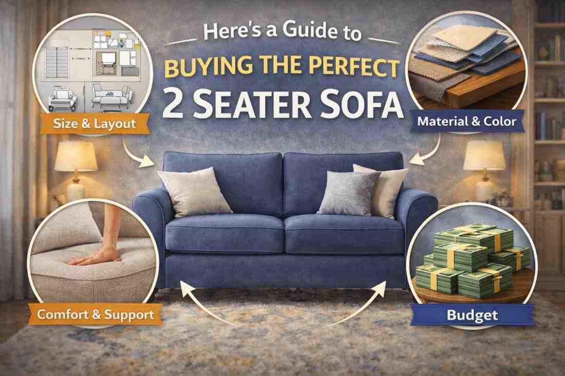 Read more about the article Here’s a Guide to Buying the Perfect 2 Seater Sofa