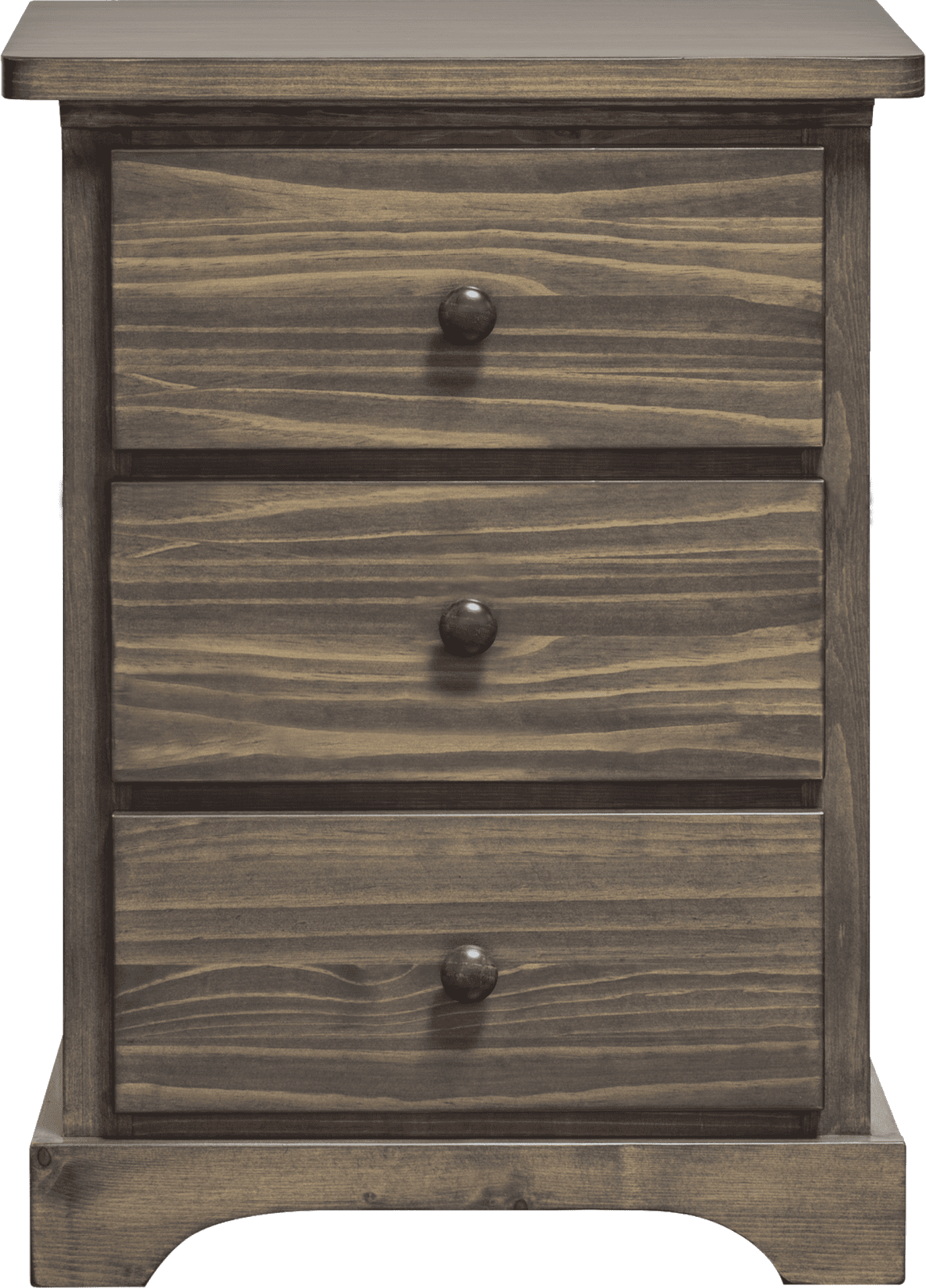 Polo 3 Drawers Nightstand