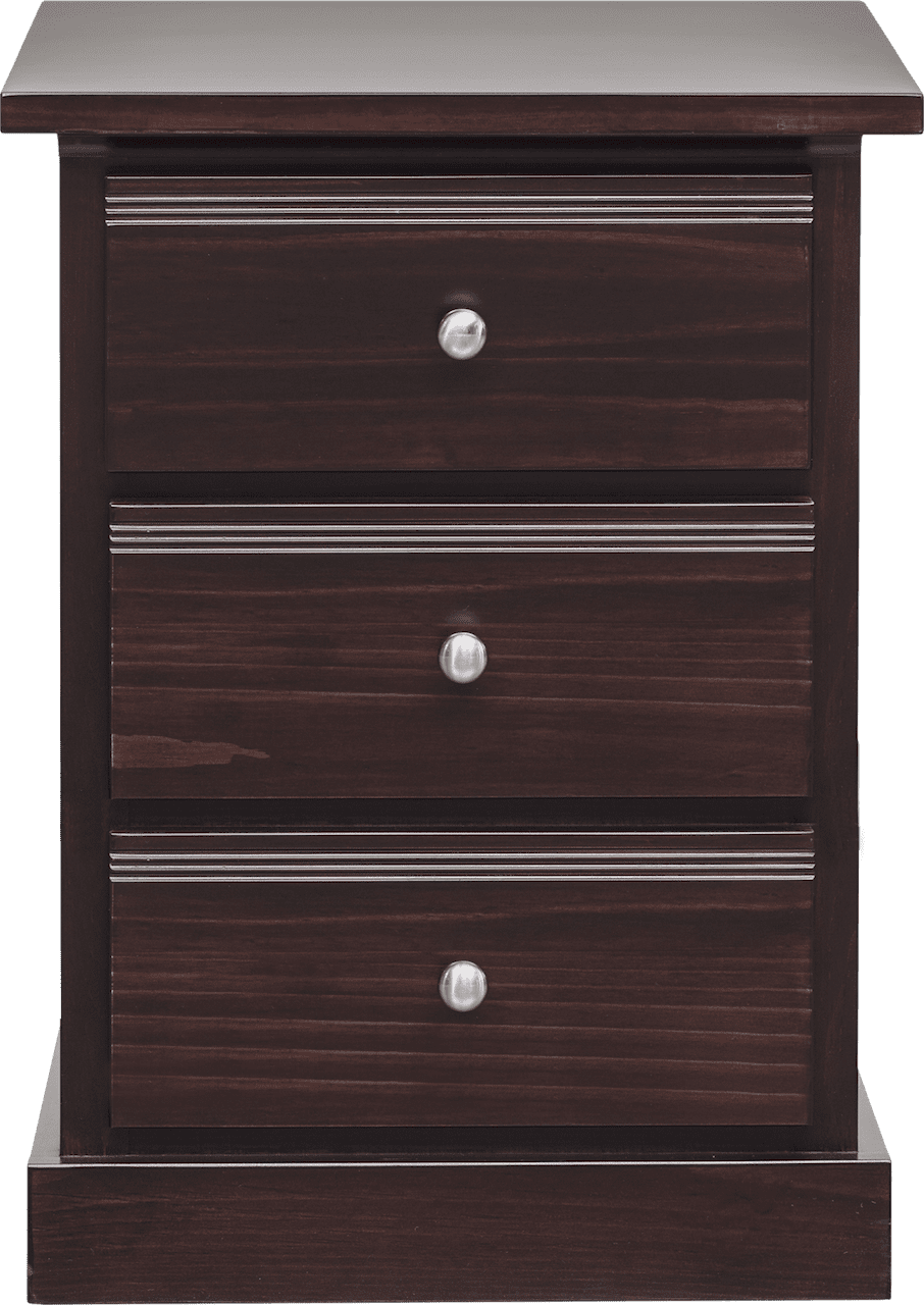 Decora 3 Drawers Nightstand.