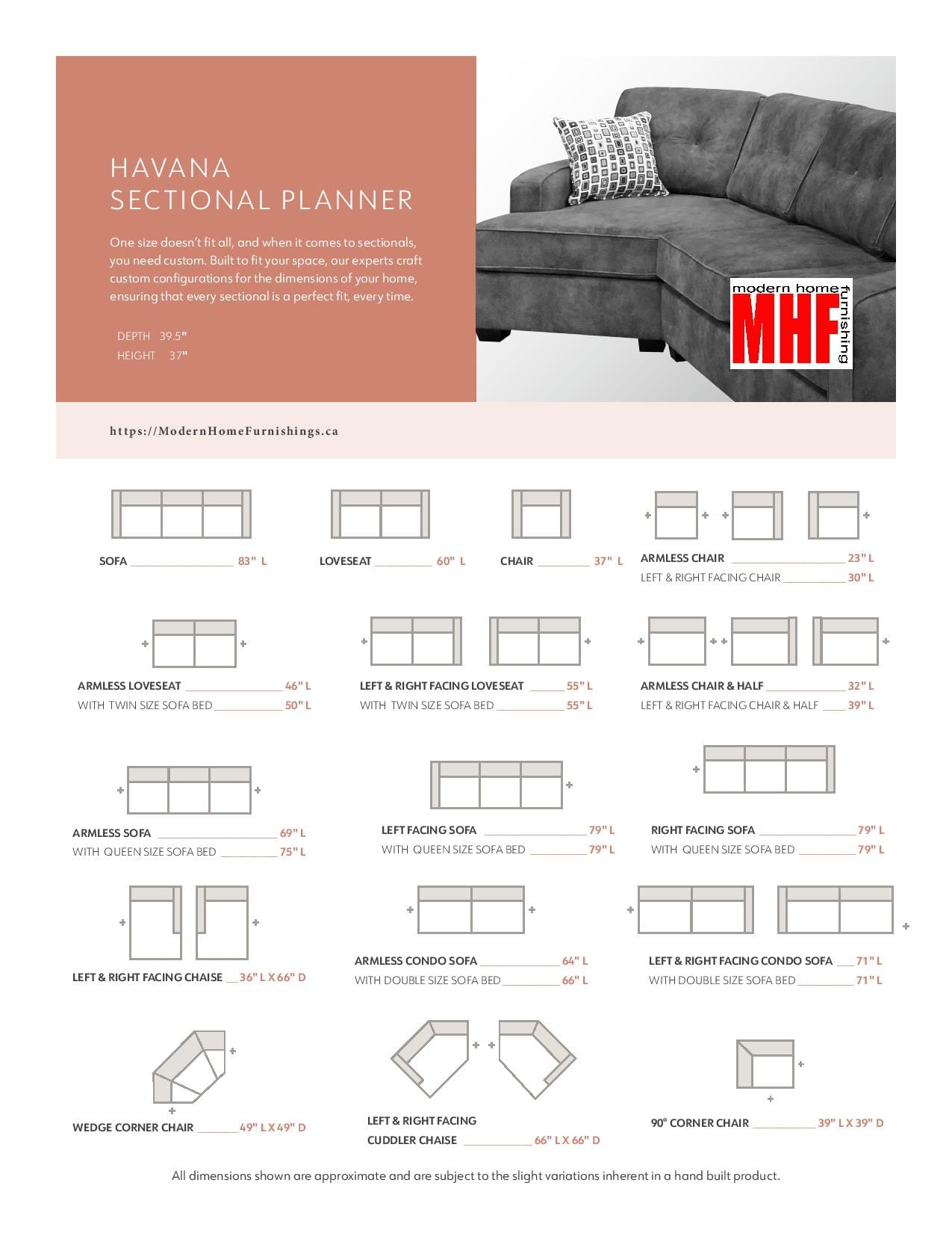 Havana Sectional (Cuddler sofa) - Image 3