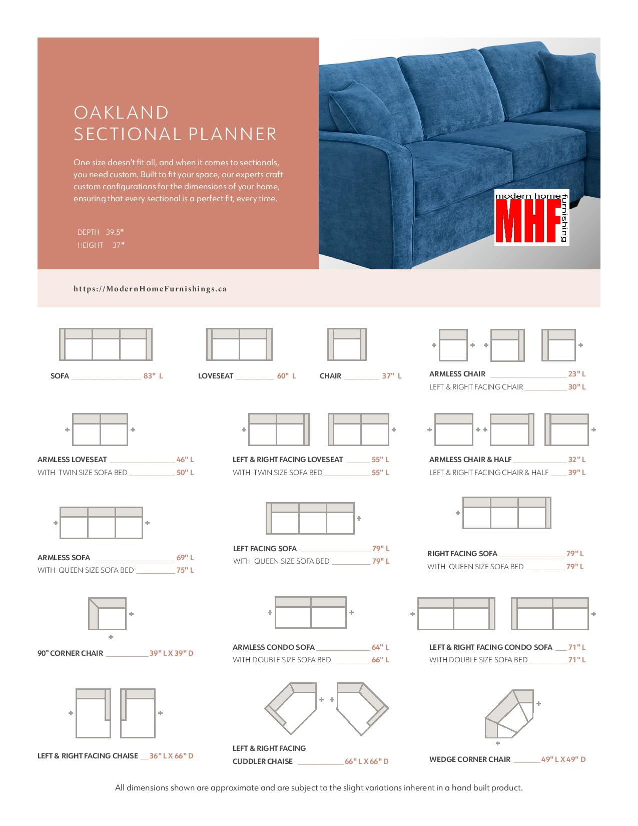 Oakland 2 PCs Sectional - Image 3