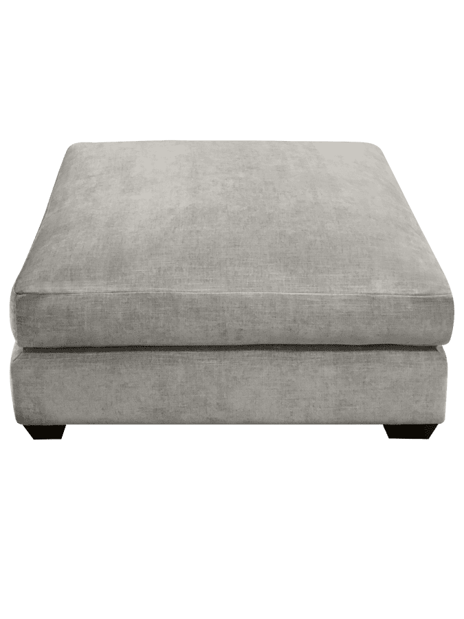 Square Modular Ottoman (Feather Wrap)