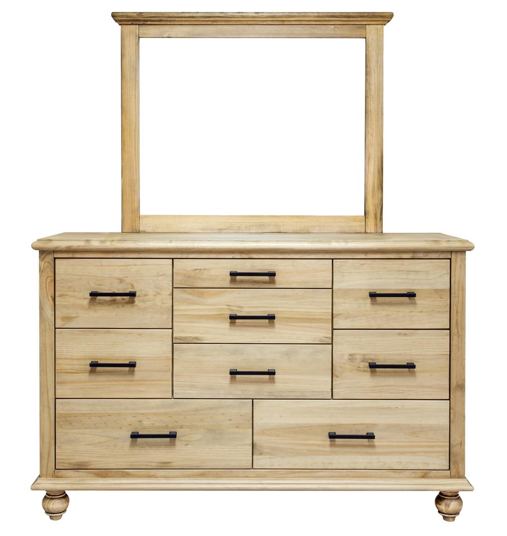 Victoria 9 Drawer dresser by Mako, Solid Wood 9 Drawer dresser by Mako,8300-40-9-D by Mako ,Victoria 9 Dresser and Mirror by Mako,8300-50