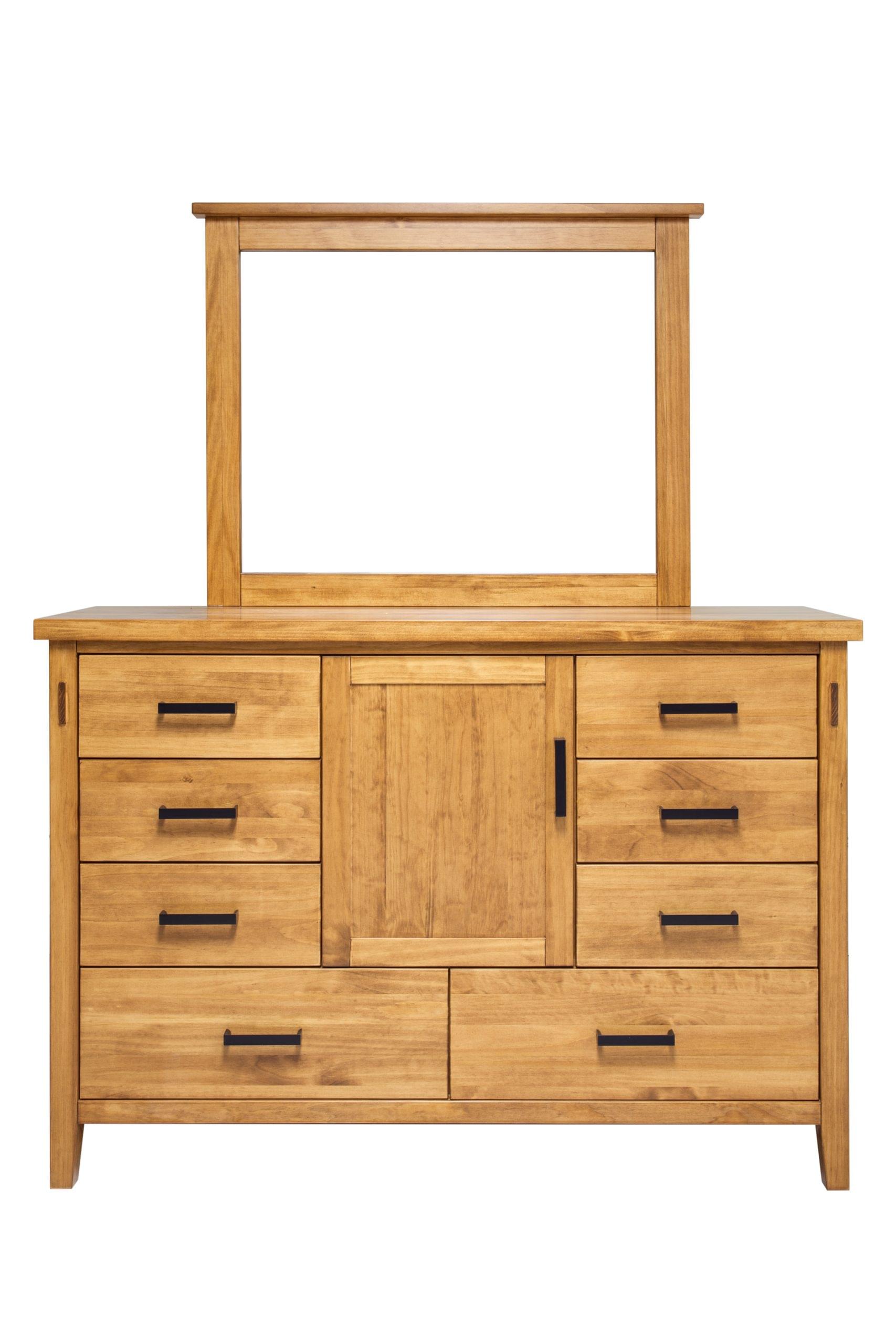 Solid Wood Dresser By Mako, 8 Drawers and 1 Door Dresser by Mako, Wooden Dresser and Mirror, Hudson Dresser and Mirror, Brooklyn Dresser and Mirror,8400-40-8-D,8400-50