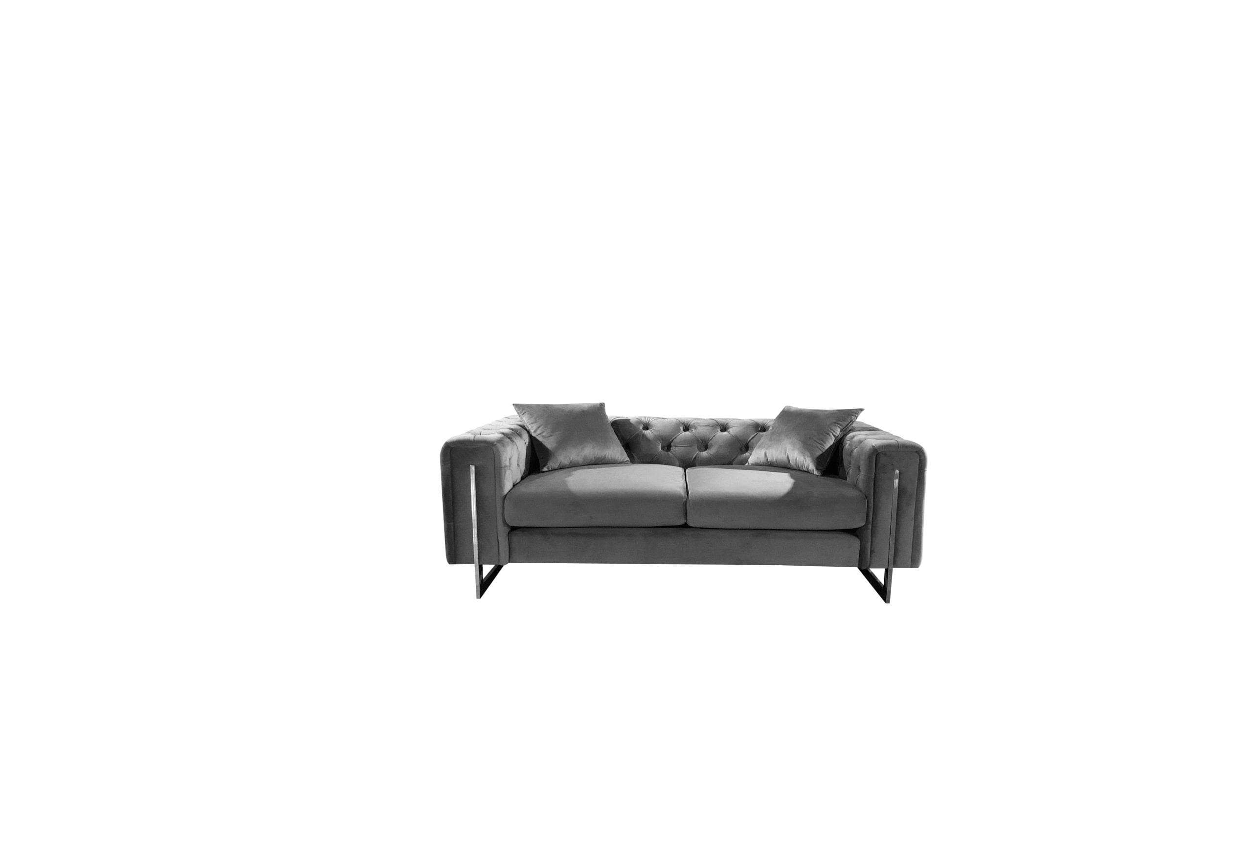 Modern Tufted Sofa and Love Seat - Image 8