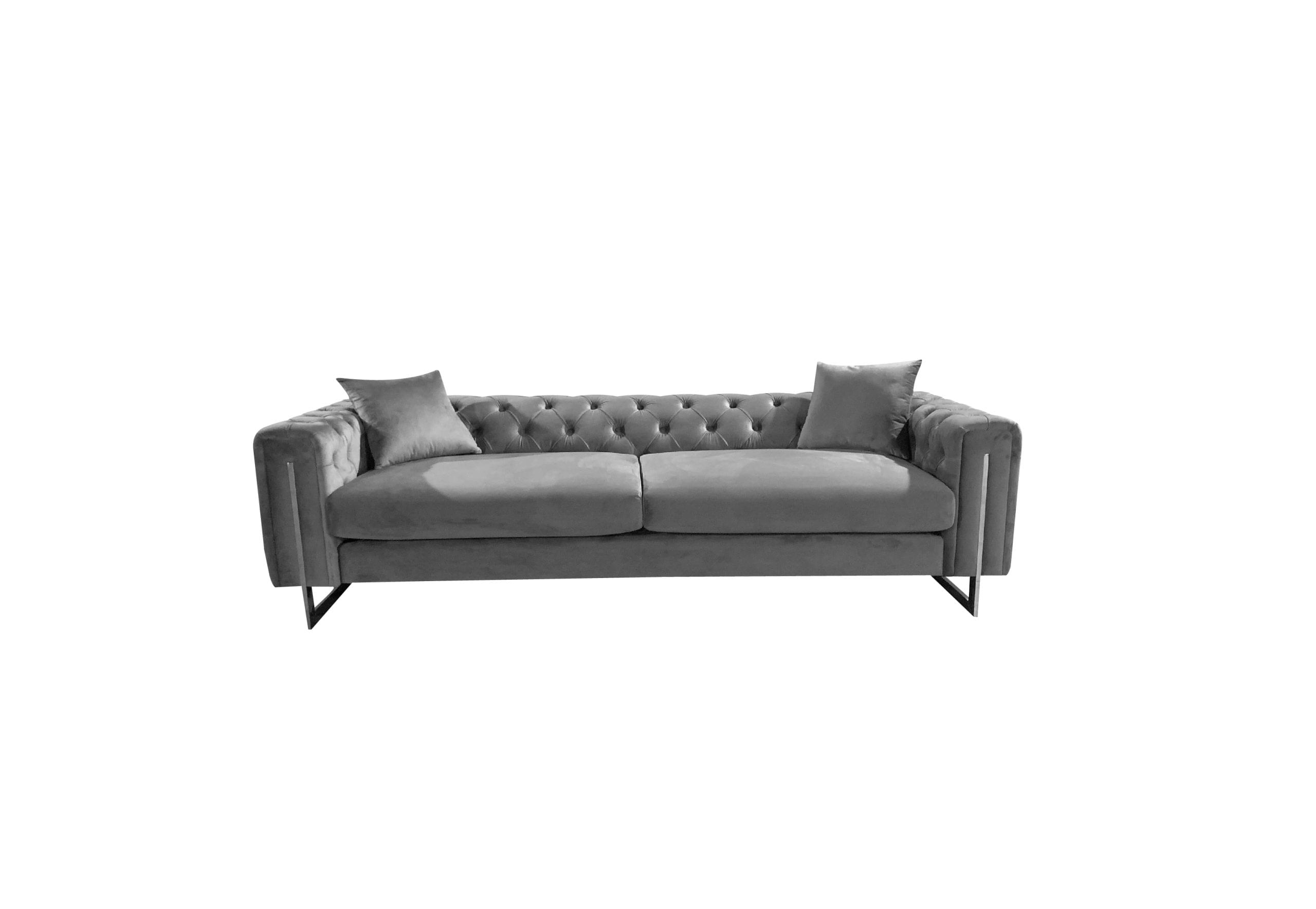 Modern Tufted Sofa and Love Seat - Image 6