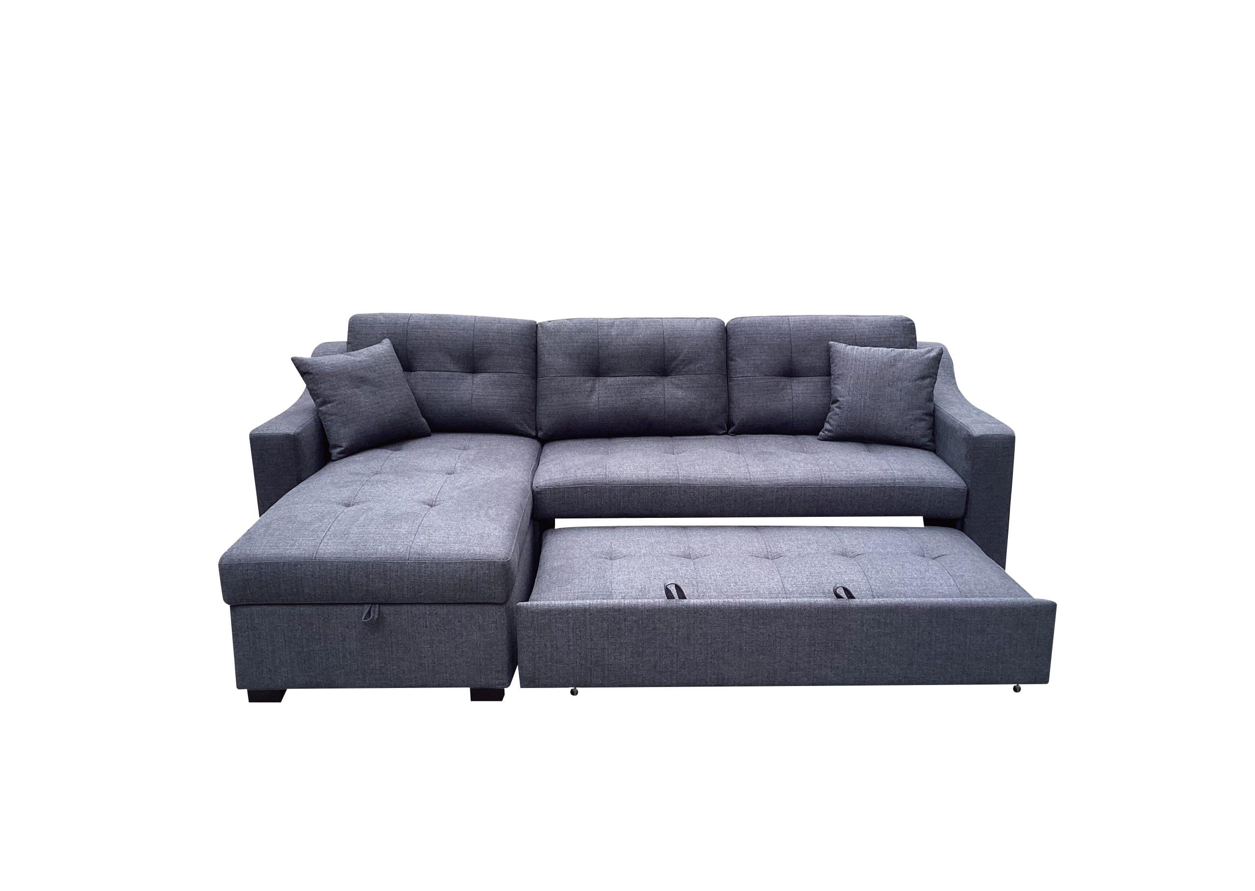 Sophia Two Piece Convertible Sectional with Bed - Image 4